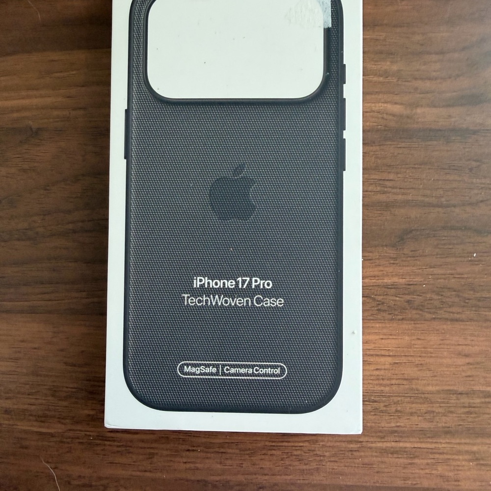 Apple iPhone 17 Pro TechWoven Case - Black